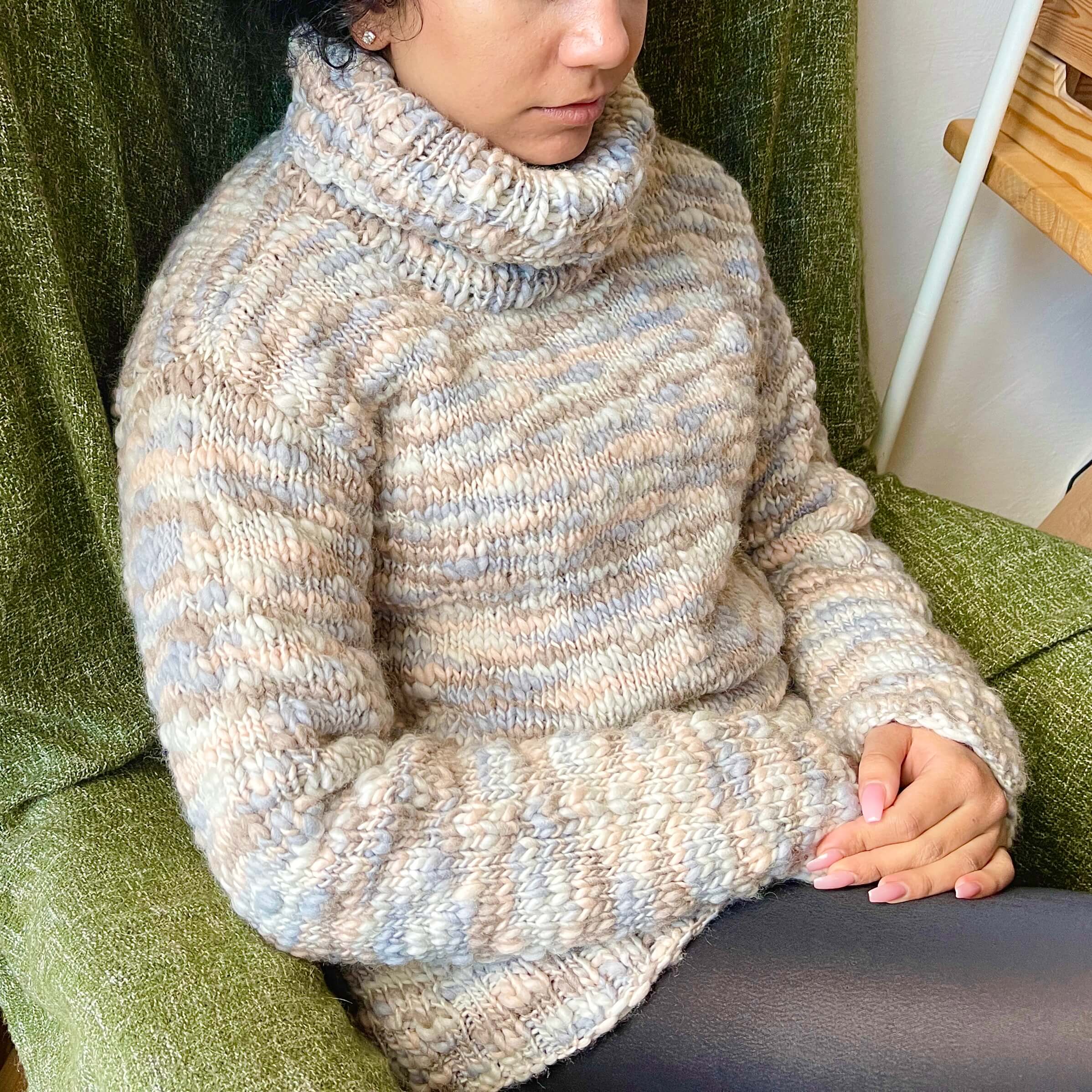 Návod na pletený svetr z vlny
